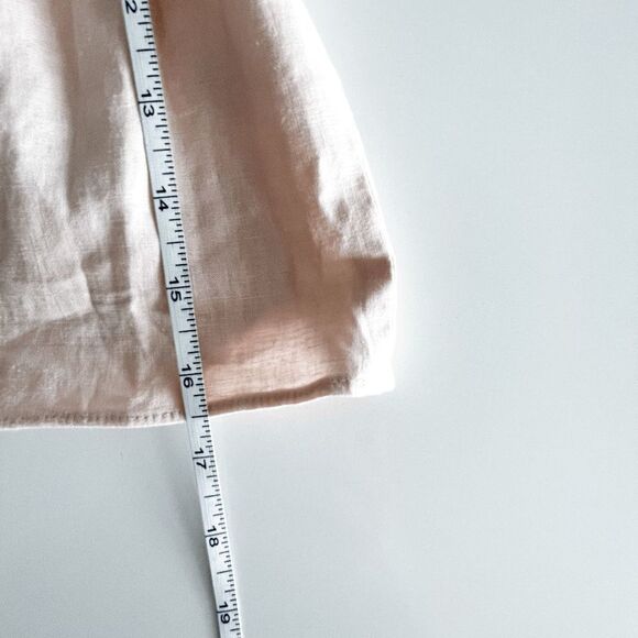 Topshop Womens Mini Skirt Pleated Buckle Accent Blush Pink Size 6 NWT - Picture 8 of 8